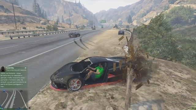 GTA 5 Online Смешные моменты - Джон Сина, Фуникулер, Скоростной трамплин