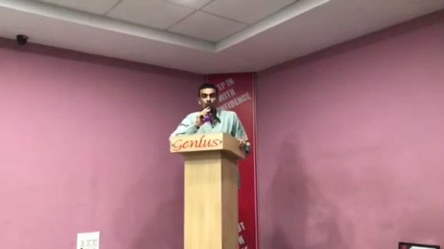 Minu Jasdanwala’s speech at Genius School, British council Paper Presentation