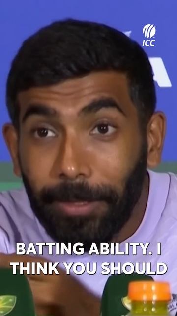 Don't you dare question Jasprit Bumrah's batting ability  #WTC25 #AUSvIND #Shorts #CricketShorts
