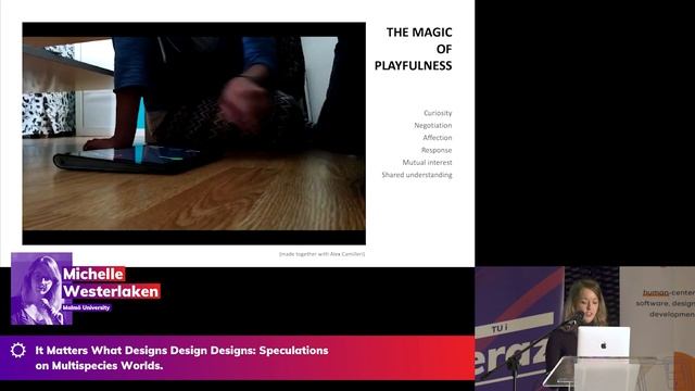 Michelle Westerlaken: It Matters What Designs Design Designs: Speculations on Multispecies Worlds