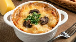Вкуснейший Жульен с курицей и грибами.