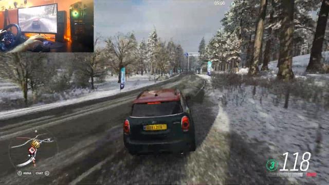 4K MINI 2018 JOHN COOPER WORKS COUNTRYMAN ALL4 Forza Horizon 4 Logitech g29 gameplay смотреть онлайн