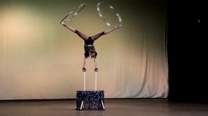 Эквилибр с хула-хупами Ерастова Софья