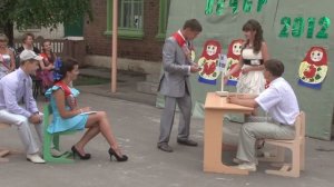 Прикольная сценка на выпускном в школе Некрасова