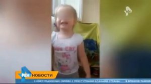Шокирующее видео: Маленькую украинскую девочку учат резать русских, 23 июня 2015