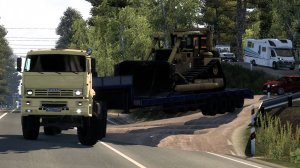 288 / ETS2 1.53 / Суровая Россия Забайкалье "R7" / КАМАЗ 65225 БАТЫР / На Восток.