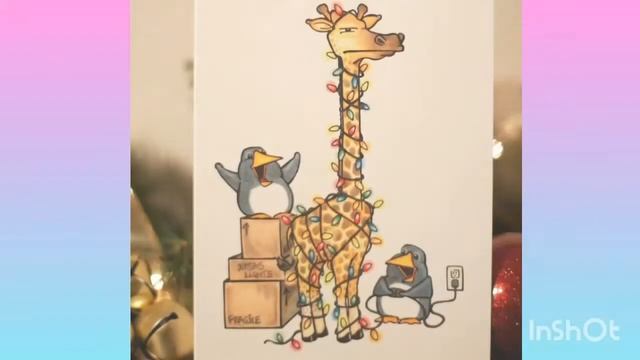 Красивые и милые Рисунки на новый год!!!🎄Miss Horse✨ смотреть онлайн