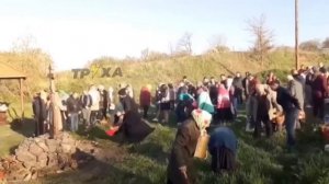 Пьяный священник в Харьковской области