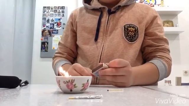 Фокус со спичками. Стреляет