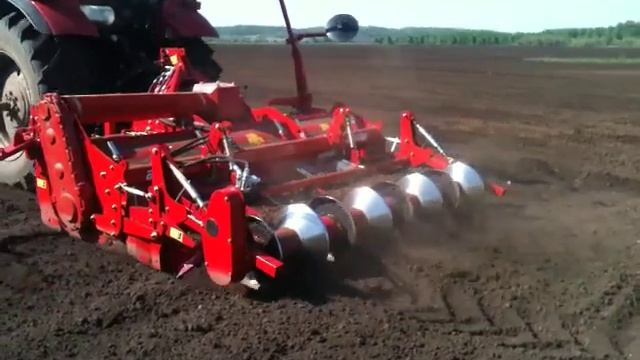 Нарезка гребней фрезой GRIMME GF75 4