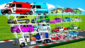 Машинки летают и прыгают! Развивающие мультики Машины помощники. Мультфильмы про машинки