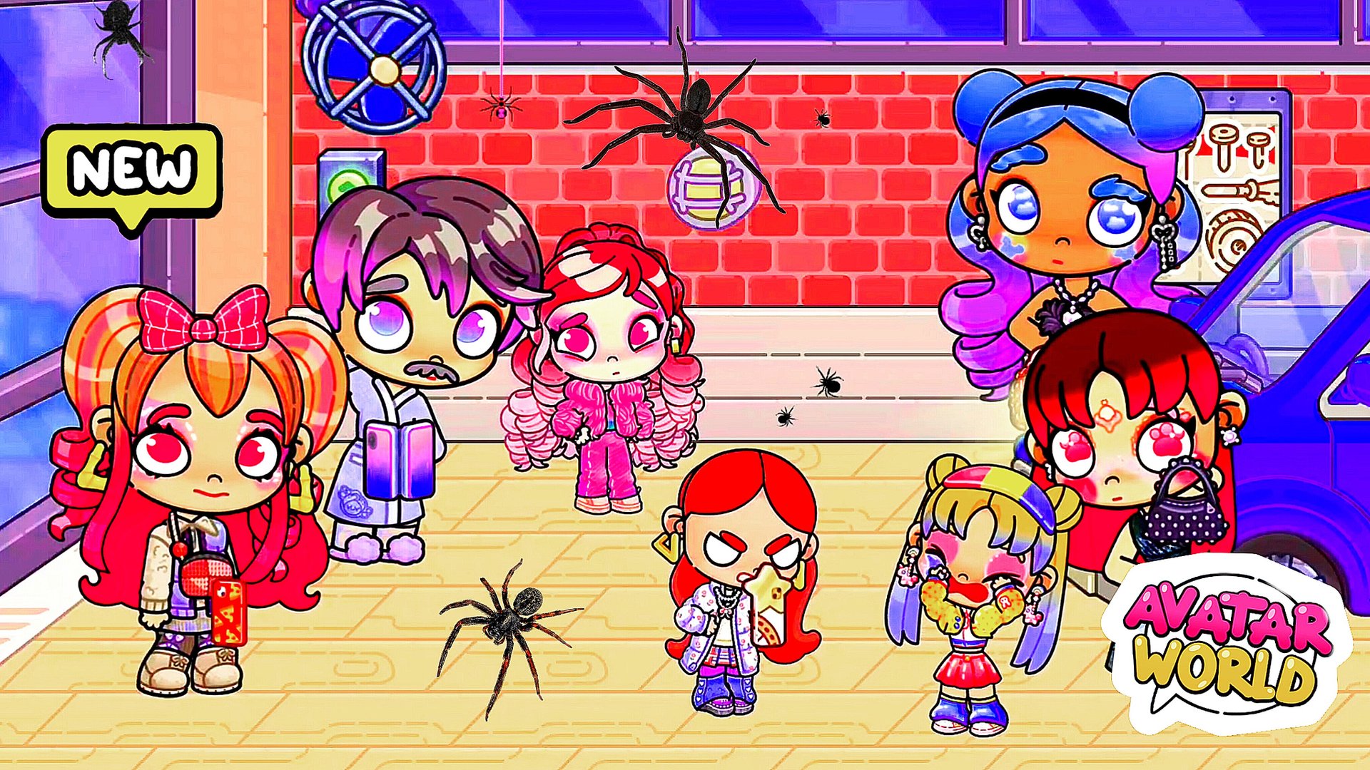 Аватар ворлд ПОЙМАЛИ ПАУКОВ😱 СМОГЛИ ЛИ ИХ СЪЕСТЬ? ♥️ смотреть онлайн