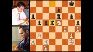 Последняя, 15-я партия Крамник - Каспаров, матч на первенство мира 2000 года, Лондон.