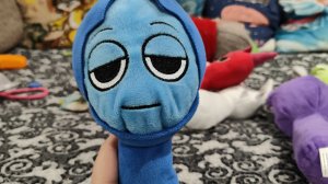 мягкая игрушка синий спрунки танцует и поет для детей