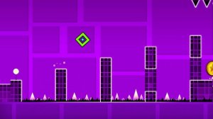 Пытаюсь пройти 1 лвл в Geometry dash light!