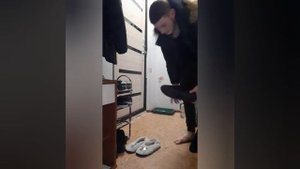 Пришел домой пьяный