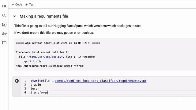 37. Making Our Demo Publicly Accessible - Part 4 Making a Requirements File - Zero - 1920x1080 872K