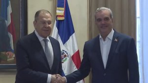 С.В.Лавров и Л.Абинадер, Санто-Доминго, 30 апреля 2025 года