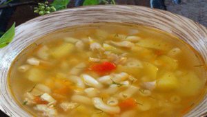 Суп с томатной заправкой