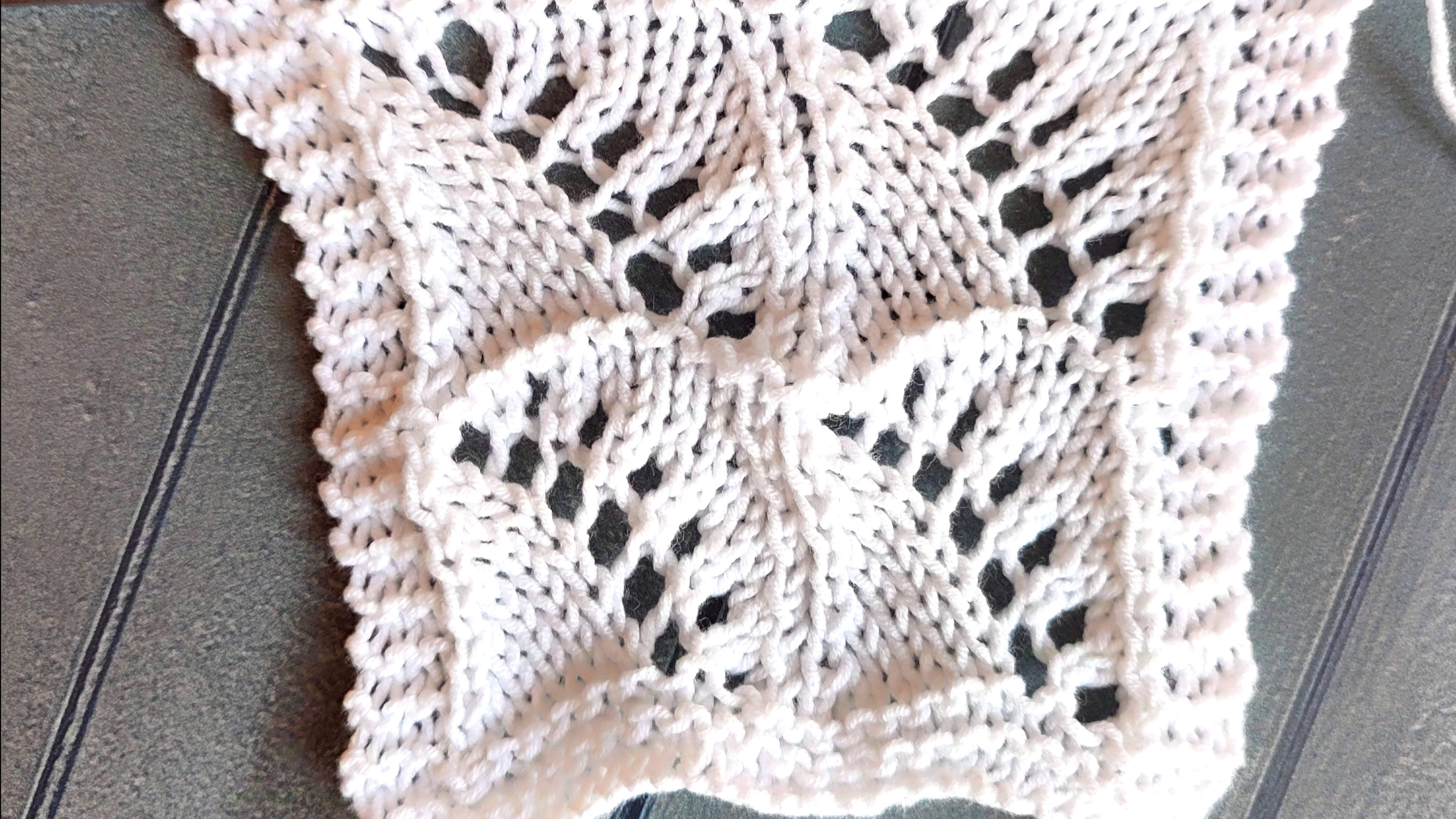 Узор спицами. Описание смотреть онлайн