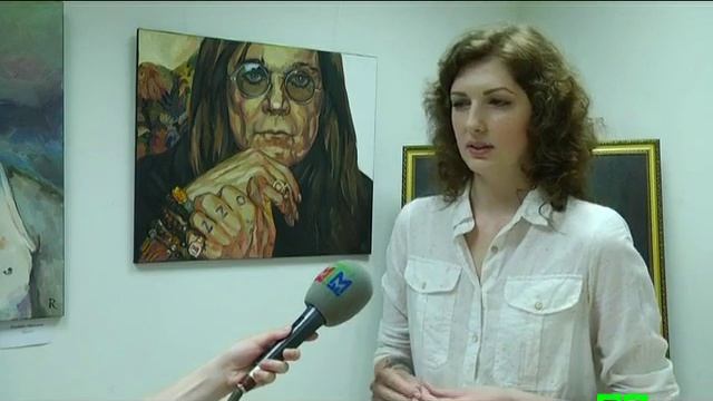 Новости МТМ - Портреты рок-идолов представлены в Запорожье молодой художницей - 21.06.2016 смотреть онлайн