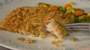 Треска в кукурузных хлопьях