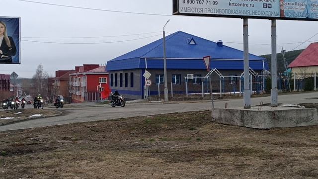 Торжественный мотопробег "Знамя Победы" 30.04.2025
