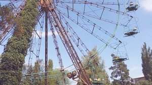 Шахтинское колесо обозрения чёртово колесо парк центральный Александровский город Шахты Ростовская