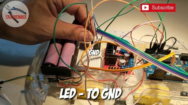 Cara membuat robot car kontrol smartphone bluetooth dan lampu led /arduino