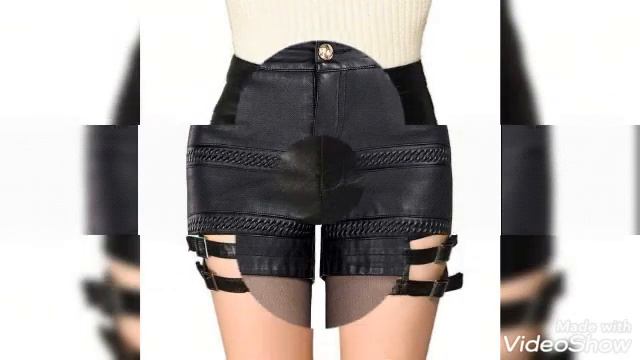 Leather shorts  Faux Leather Shorts  Leather Shorts Designs  Black Leather Shorts For Girls