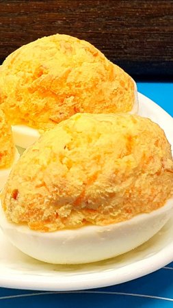 Яйца фаршированные морковью - Простая и вкусная закуска