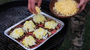 Мясо по-чешски на угольном гриле