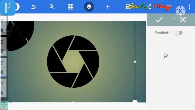 Pixellab Camera Shutter Icon#logodesign#designlogo#pixellablogo#3Dlogo#pixellabtutorial#KyaingeTong