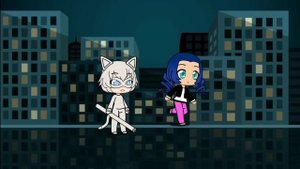 леди баг кот блан