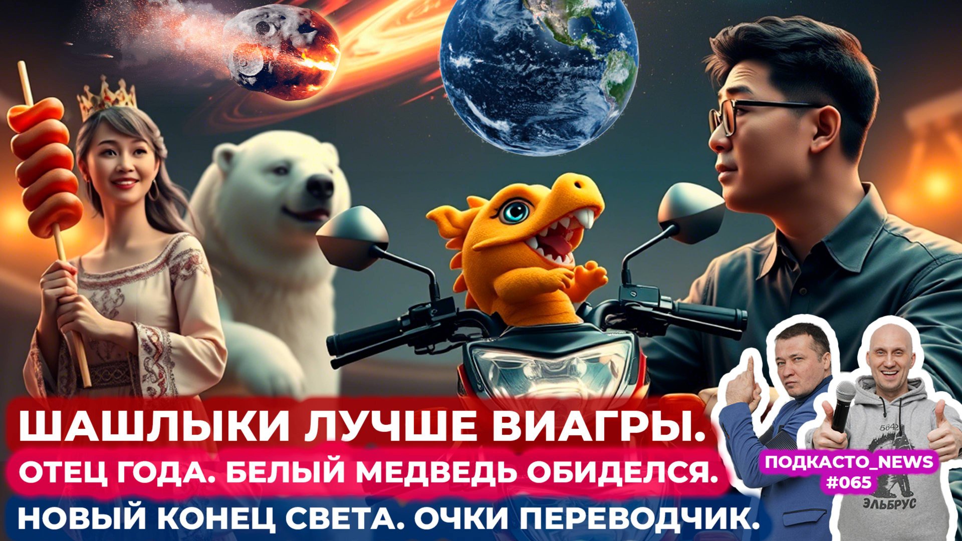 Шашлыки лучше Виагры. Отец года. Белый медведь обиделся. Новый конец света. Очки переводчик. смотреть онлайн