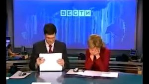 Приколы и ляпы ведущих новостей в прямом эфире