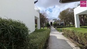 Едем на гольфмобиле по отелю Maritim Jolie Ville Resort, Шарм-эш-Шейх, Египет