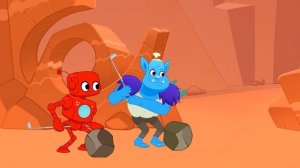Великан играет в гольф | Детские мультики | Morphle | Морфл | Moonbug Kids