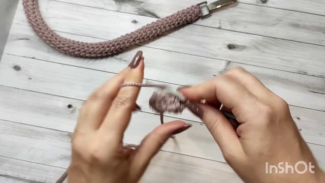 Шоппер "Пчёлы max ". Вяжем ручки. Установка фурнитуры. смотреть онлайн