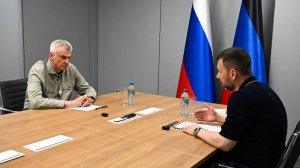 Губернатор Сергей Носов провёл рабочую встречу с главой ДНР Денисом Пушилиным