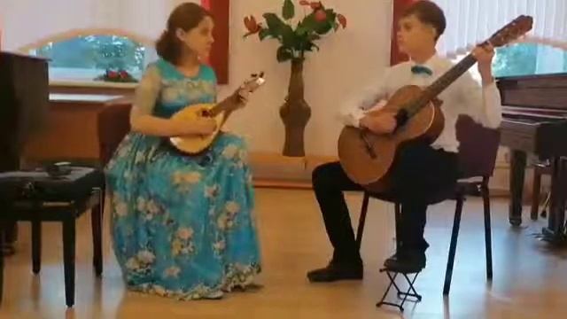 Фестиваль Радуга надежд дуэт  Ляпунова Арина - Волков Александр средняя группа г. Минск