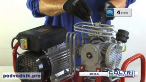 Демонтаж компрессорного блока компрессора Coltri MCH-6