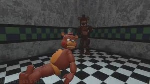 Если бы Аниматроники были бешеными во второй части Five Nights at Freddy's 2 Анимация