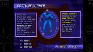 Все костюмы человека паука в spider-man 2000 на ps1