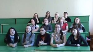 В.ШАИНСКИЙ. "МЕЖДУ НАМИ, ДИКАРЯМИ ГОВОРЯ" АККОМПАНИРУЕТ Ф.В.ГИНЗБУРГ.СТУДЕНТЫ ФНК МарГУ.