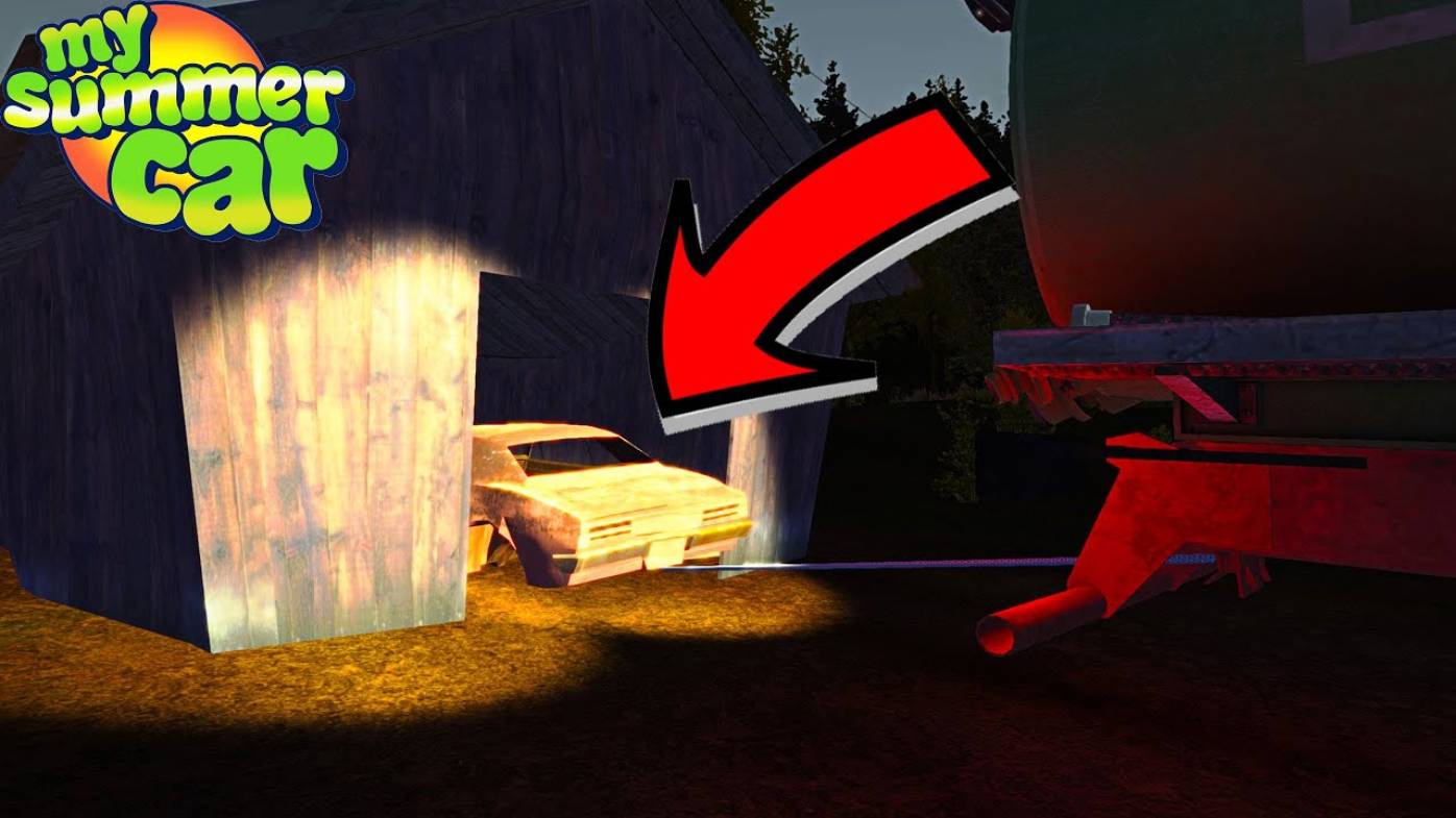 НАШЕЛ В САРАЕ - РЖАВЫЕ ТАЧКИ - В КАРМАН ЗАНАЧКИ - My Summer Car смотреть онлайн