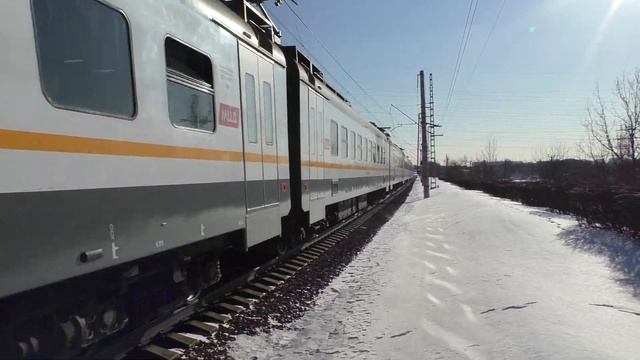 МЦД-2, электропоезд ЭП2Д-0031 ЦППК смотреть онлайн