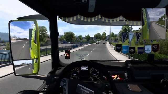 Euro Truck Simulator2 рейс в г. Резекне смотреть онлайн
