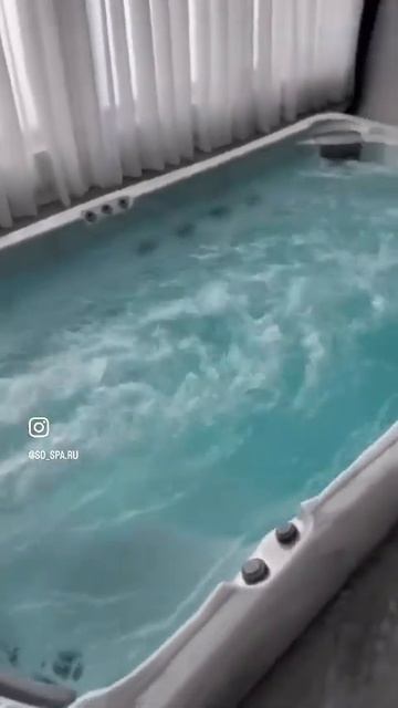 Бассейн с противотоком Wellis Danube W-Flow #домашнийбассейн  #бассейнподключ #swimspa