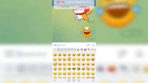 Двигающиеся смайлики в Телеграм